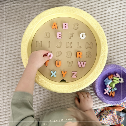 Stapelstein Aktivitätsplatte "Alphabet"