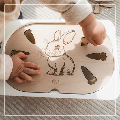 Aktivitätsplatte Trofast &quot;Hase&quot;