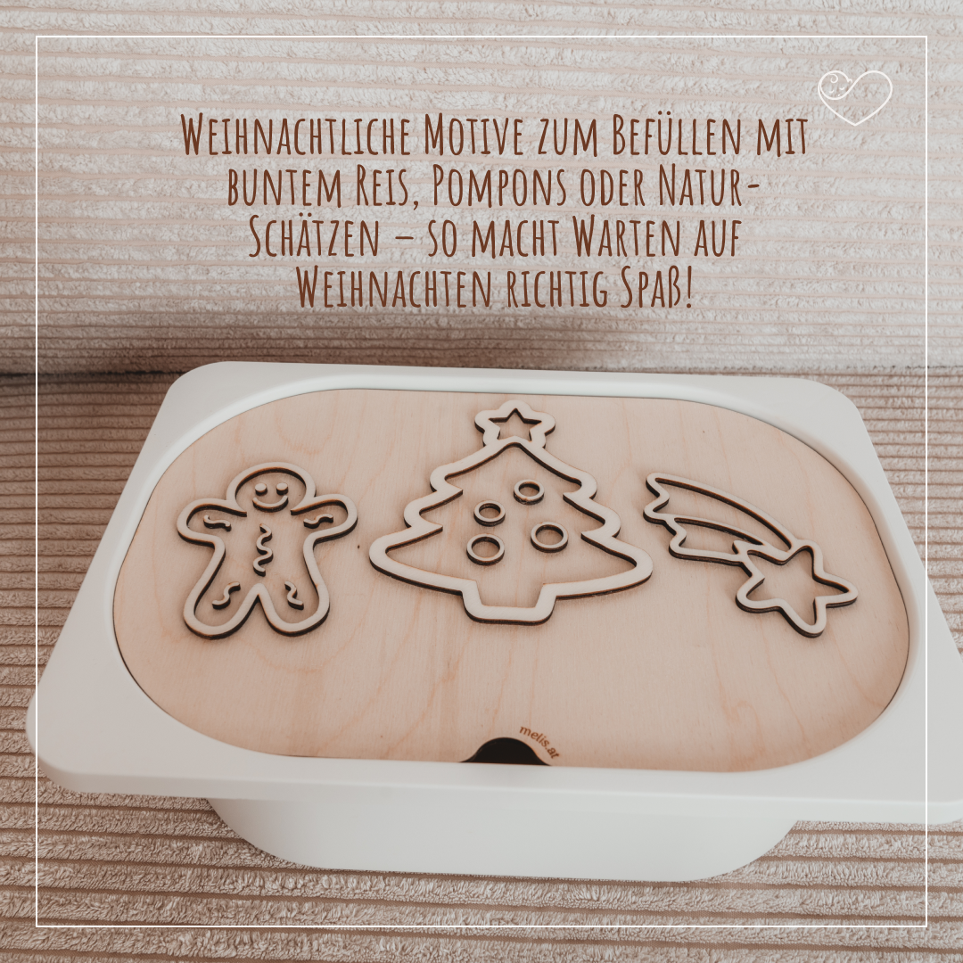 IKEA Trofast Einlage &quot;Weihnachtszeit&quot; Füllformen