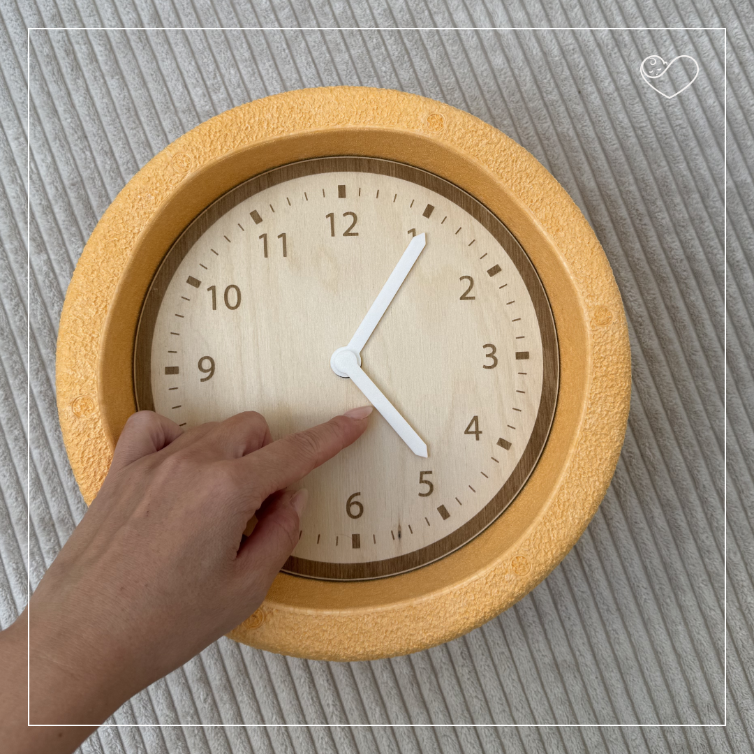 Stapelstein Aktivitätsplatte &quot;Uhr&quot;