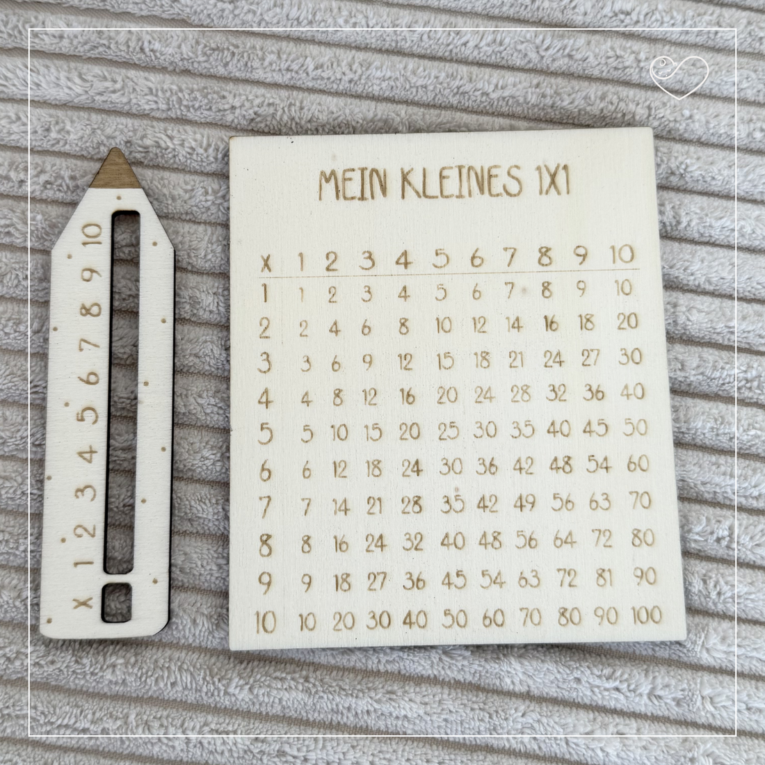 Multiplikationstabelle &quot;Das kleine 1x1&quot;