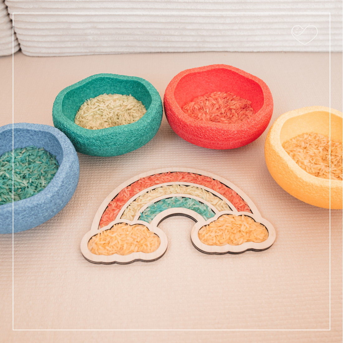 Regenbogen Sensory Tray