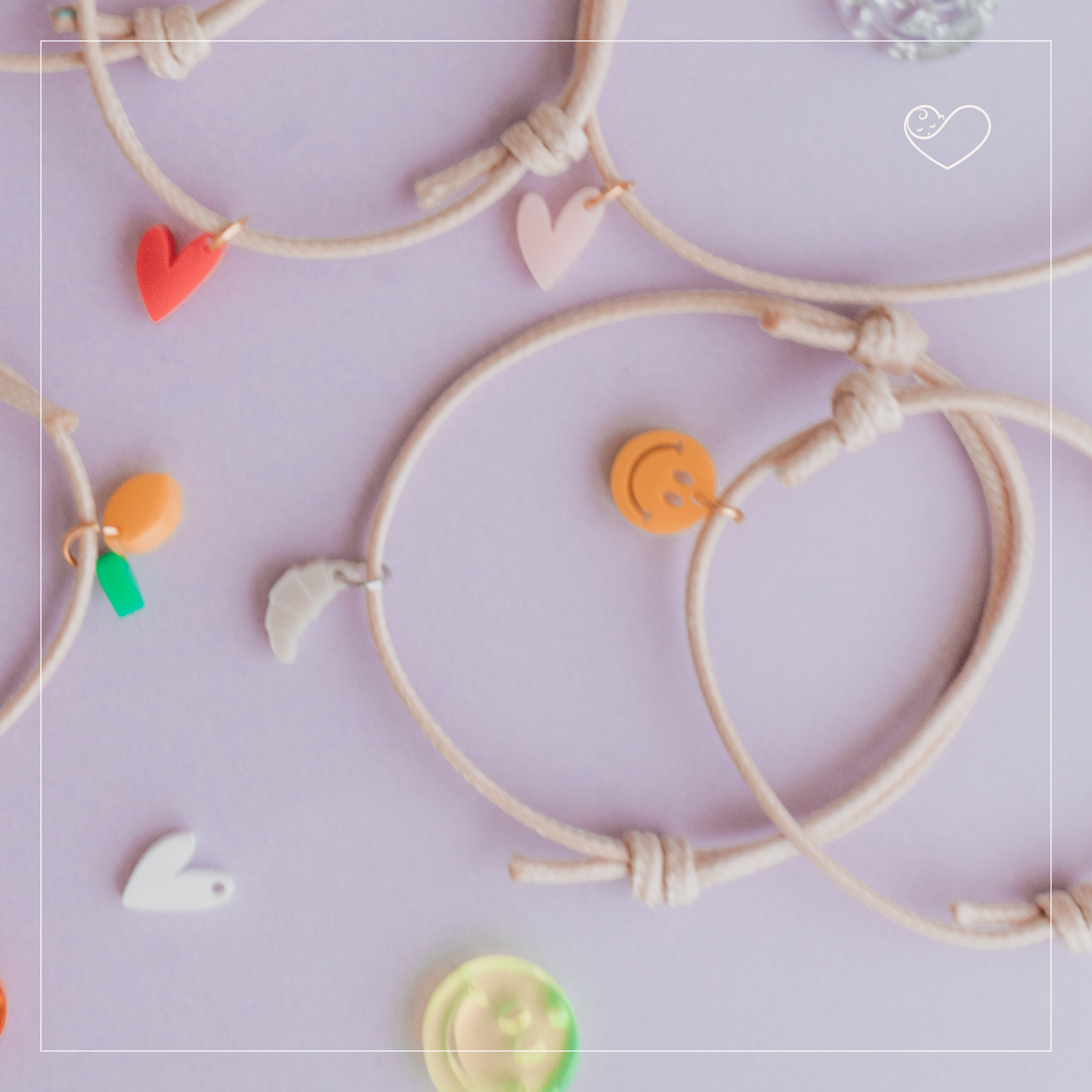 Armband mit Acryl Anhänger