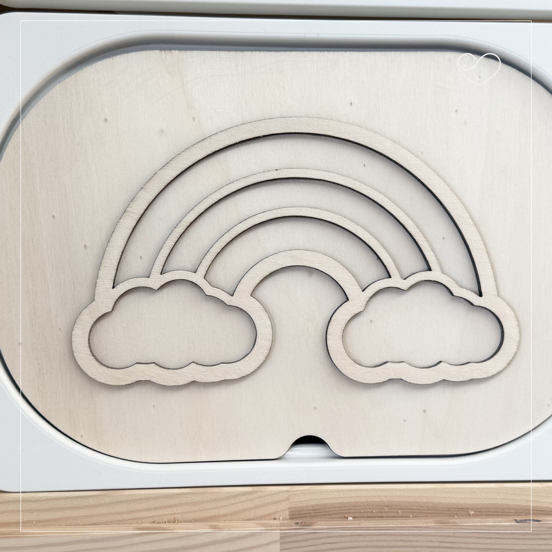 Trofast Einlage "Regenbogen"