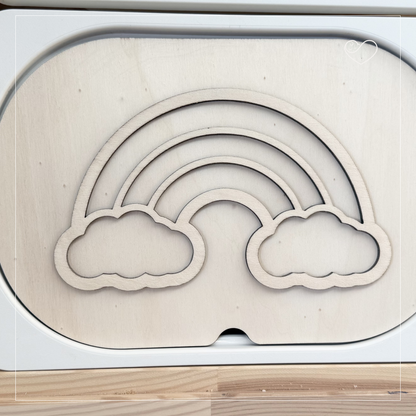 Trofast Einlage "Regenbogen"