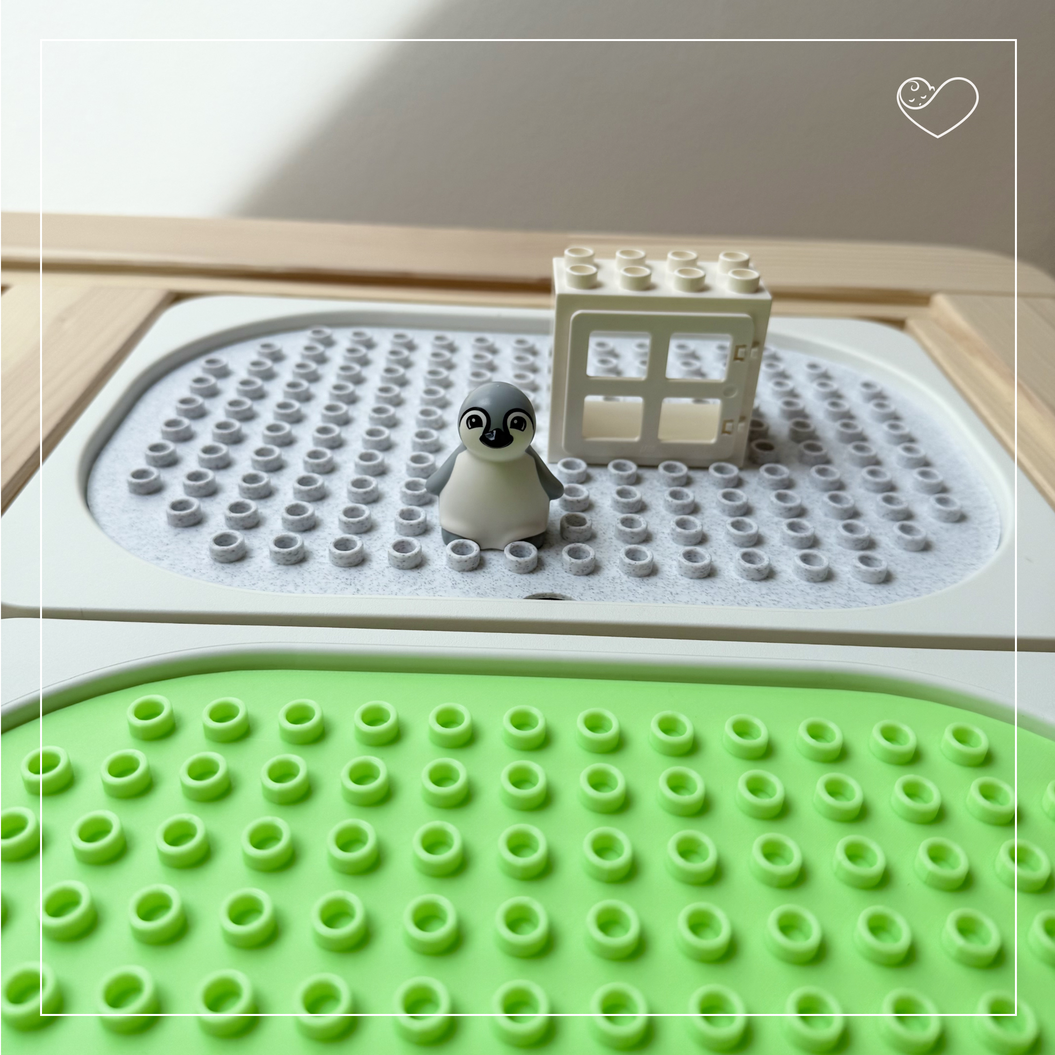 Aktivitätsplatte IKEA Trofast "Baustein"