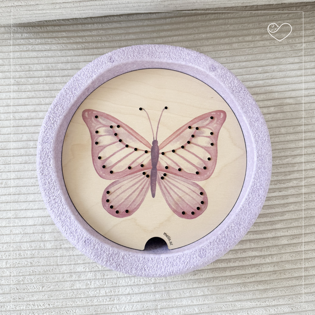 Stapelstein Aktivitätsplatte &quot;Schmetterling&quot;