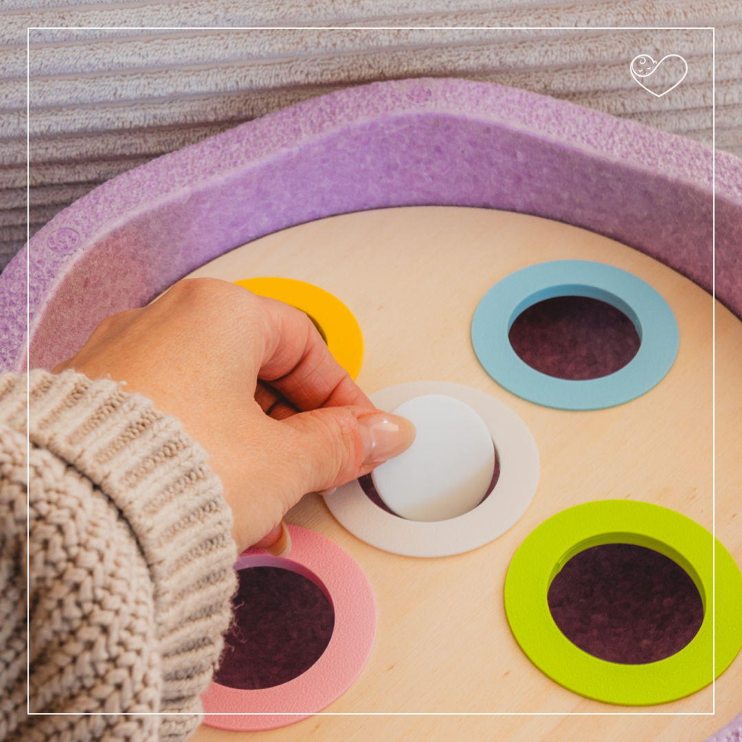 Stapelstein Aktivitätsplatte &quot;Farben sortieren&quot;