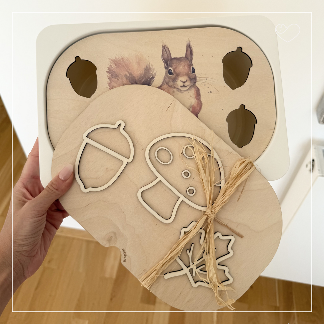 Aktivitätsplatte Trofast &quot;Eichhörnchen&quot;