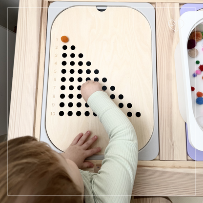 Aktivitätsplatte Trofast "Zählen üben"