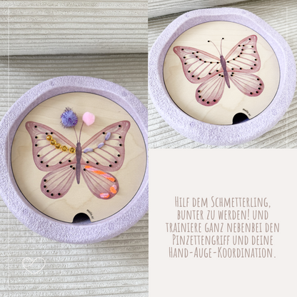 Stapelstein Aktivitätsplatte &quot;Schmetterling&quot;