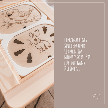 Aktivitätsplatte Trofast &quot;Hase&quot;