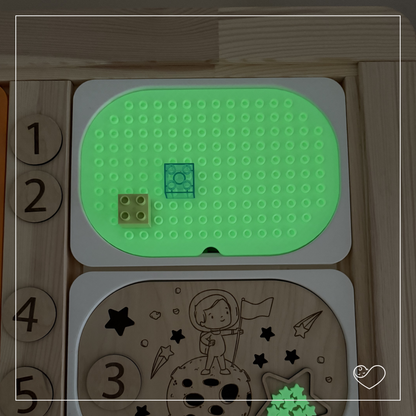 Aktivitätsplatte IKEA Trofast "Baustein"