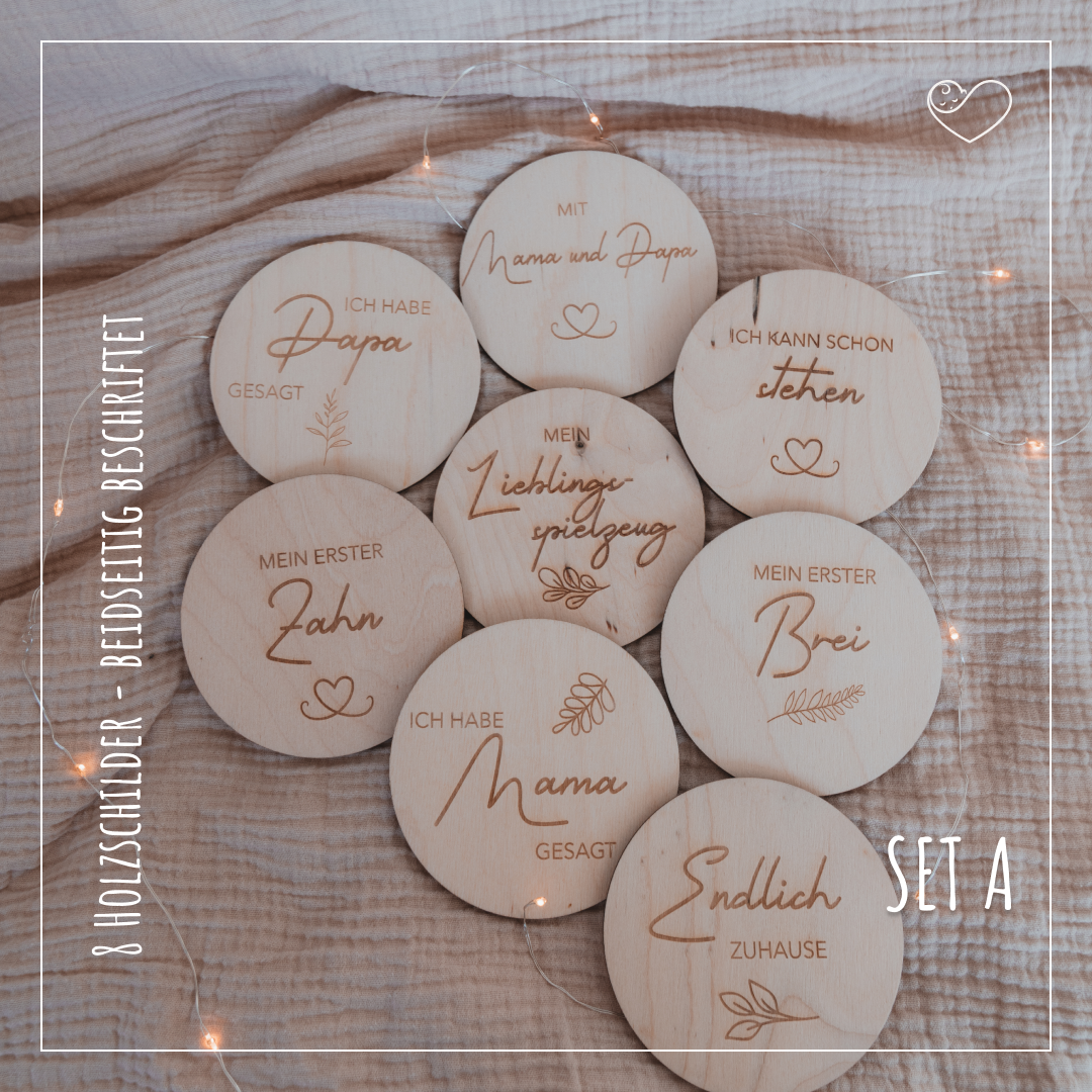 Meilensteinkarten Set "Baby&