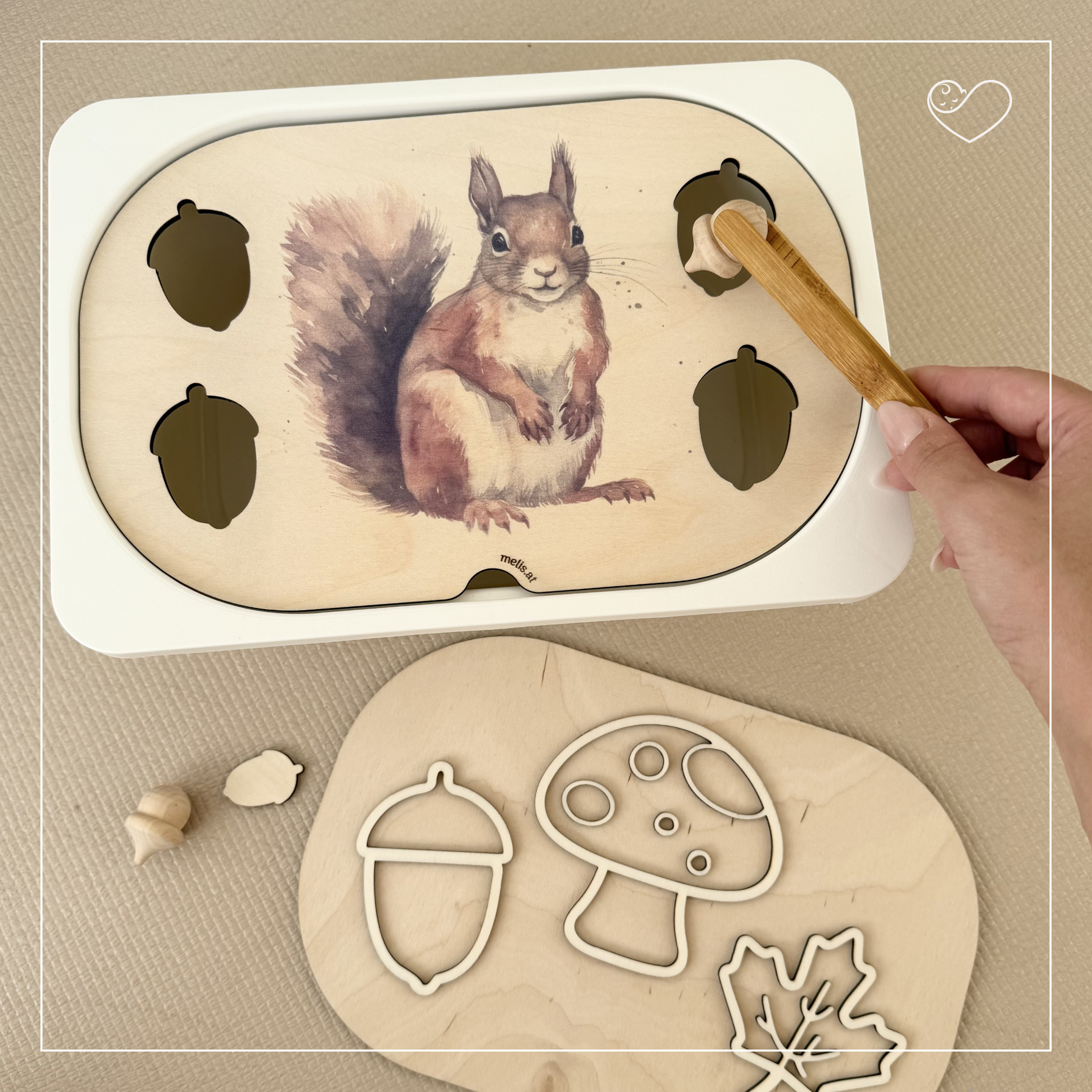 Aktivitätsplatte Trofast &quot;Eichhörnchen&quot;