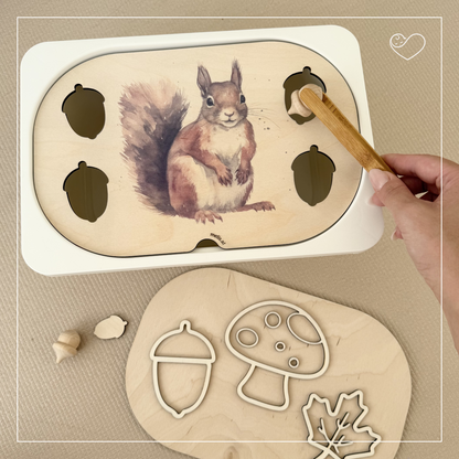 Aktivitätsplatte Trofast &quot;Eichhörnchen&quot;