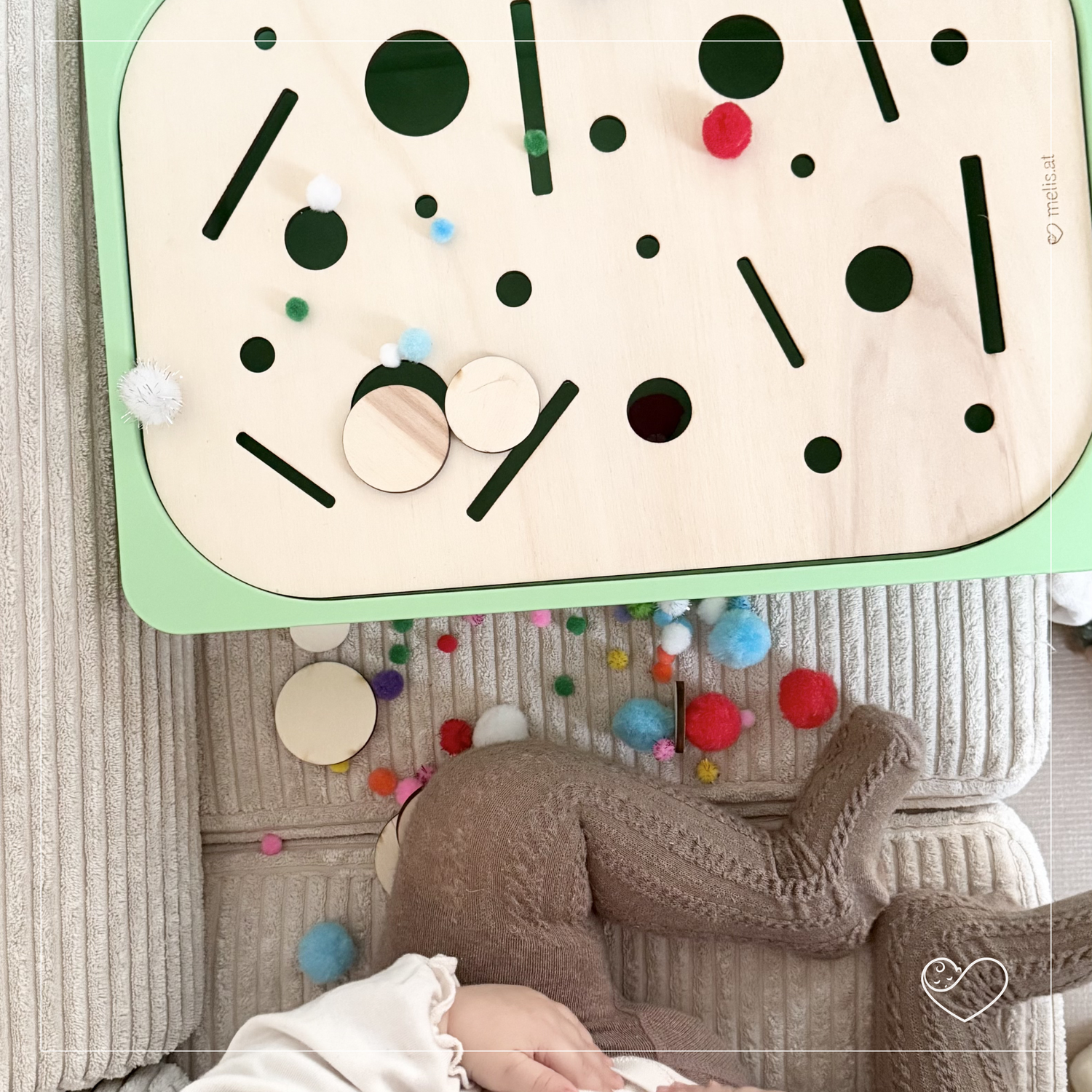 Aktivitätsplatte Trofast "Sensorik-Entdeckerplatte"